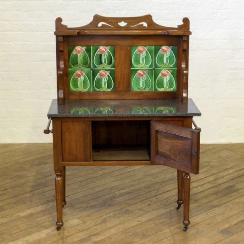 VICTORIAN WALNUT WASHSTAND - ADDITIONAL PHOTO 3