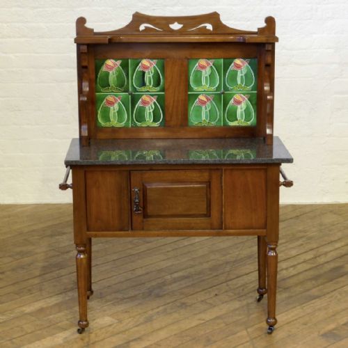 VICTORIAN WALNUT WASHSTAND - ADDITIONAL PHOTO 5
