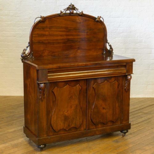 victorian rosewood chiffonier - CATEGORY: ANTIQUE SIDEBOARDS - DATED 1850
