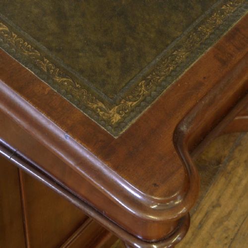 VICTORIAN MAHOGANY DAVENPORT - ADDITIONAL PHOTO 1