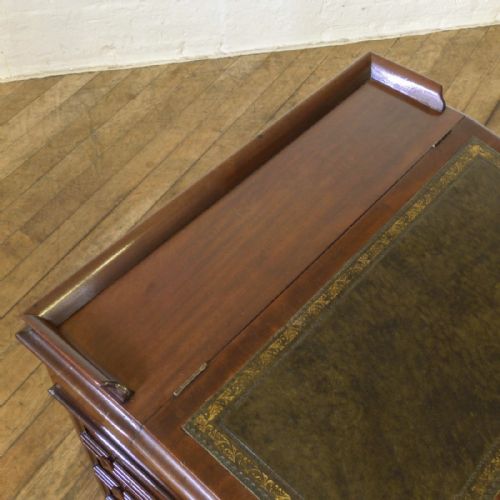 VICTORIAN MAHOGANY DAVENPORT - ADDITIONAL PHOTO 5