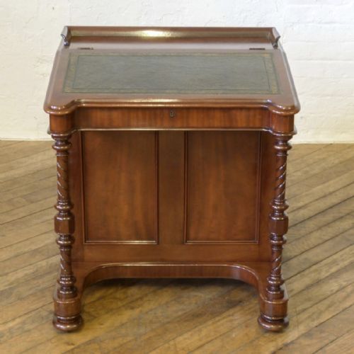 VICTORIAN MAHOGANY DAVENPORT - ADDITIONAL PHOTO 7
