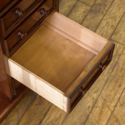 VICTORIAN MAHOGANY DAVENPORT - ADDITIONAL PHOTO 12