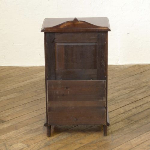 EDWARDIAN WALNUT BEDSIDE CUPBOARD - ADDITIONAL PHOTO 8