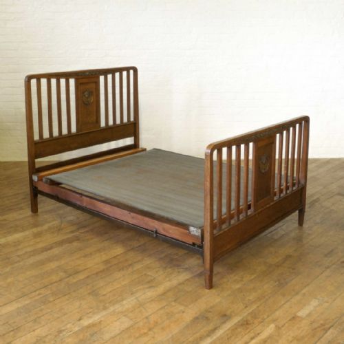 EDWARDIAN OAK BEDSTEAD - ADDITIONAL PHOTO 2