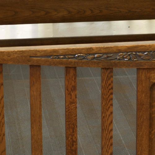 EDWARDIAN OAK BEDSTEAD - ADDITIONAL PHOTO 8