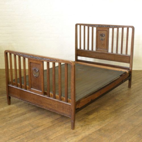 EDWARDIAN OAK BEDSTEAD - ADDITIONAL PHOTO 10
