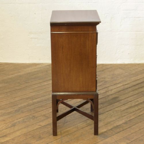 EDWARDIAN MAHOGANY MUSIC CABINET - ADDITIONAL PHOTO 7