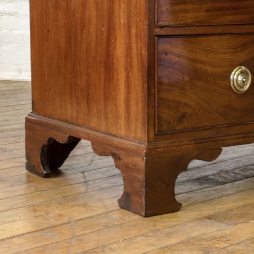 GEORGE III MAHOGANY CHEST ON CHEST - ADDITIONAL PHOTO 5