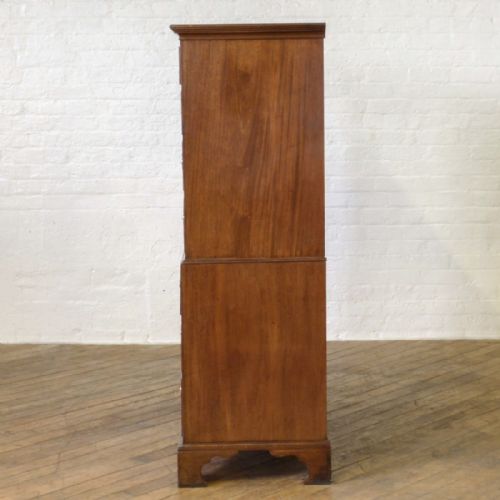 GEORGE III MAHOGANY CHEST ON CHEST - ADDITIONAL PHOTO 7