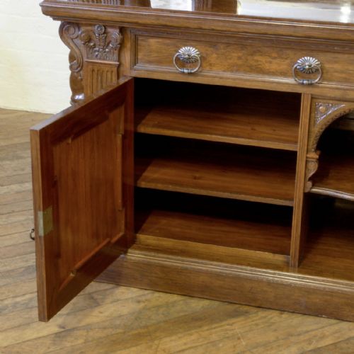 VICTORIAN OAK SIDEBOARD - ADDITIONAL PHOTO 2