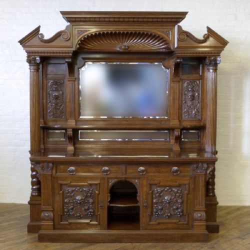 VICTORIAN OAK SIDEBOARD - ADDITIONAL PHOTO 5