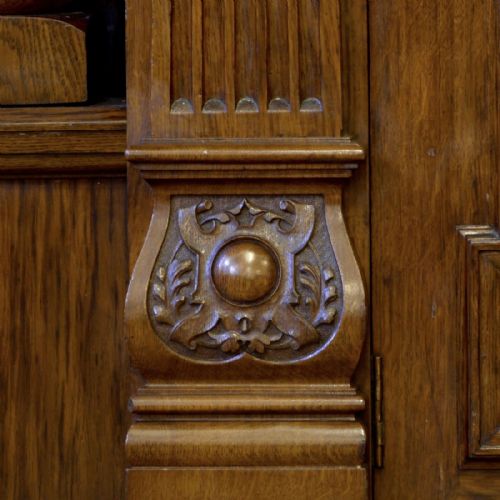 VICTORIAN OAK SIDEBOARD - ADDITIONAL PHOTO 6