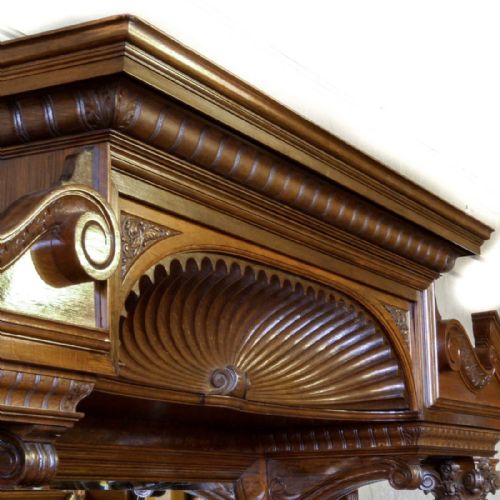 VICTORIAN OAK SIDEBOARD - ADDITIONAL PHOTO 12