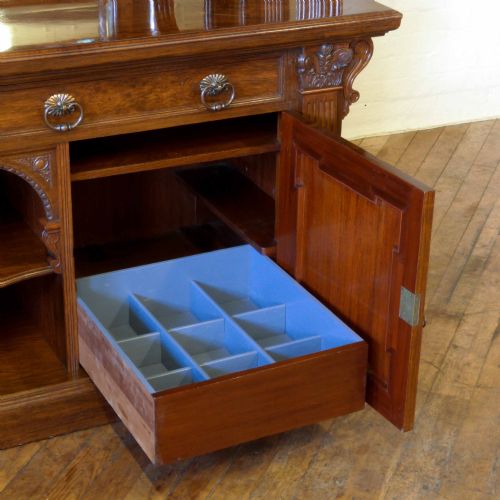 VICTORIAN OAK SIDEBOARD - ADDITIONAL PHOTO 14