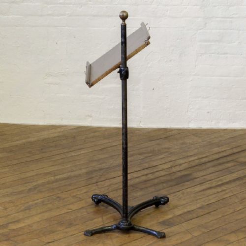 VICTORIAN IRON MUSIC STAND - ADDITIONAL PHOTO 2