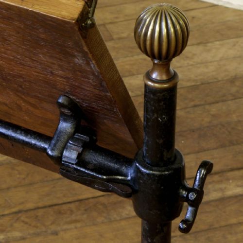 VICTORIAN IRON MUSIC STAND - ADDITIONAL PHOTO 7