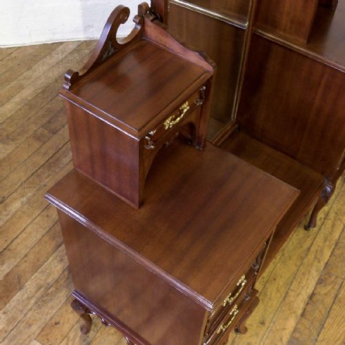 VICTORIAN MAHOGANY DRESSING TABLE - ADDITIONAL PHOTO 2