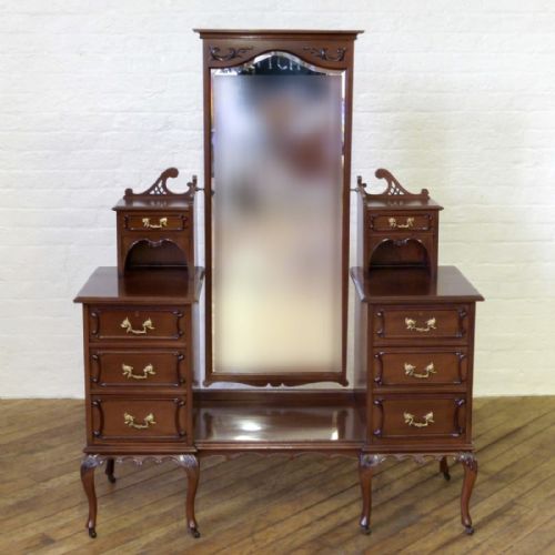 VICTORIAN MAHOGANY DRESSING TABLE - ADDITIONAL PHOTO 4