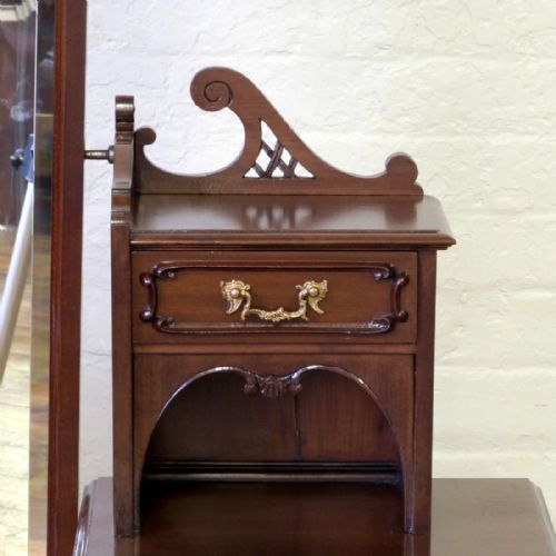 VICTORIAN MAHOGANY DRESSING TABLE - ADDITIONAL PHOTO 7