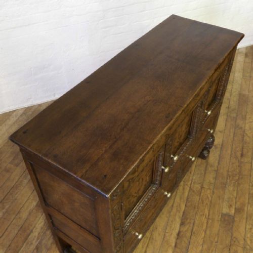 VICTORIAN CAROLEAN STYLE OAK CUPBOARD - ADDITIONAL PHOTO 7