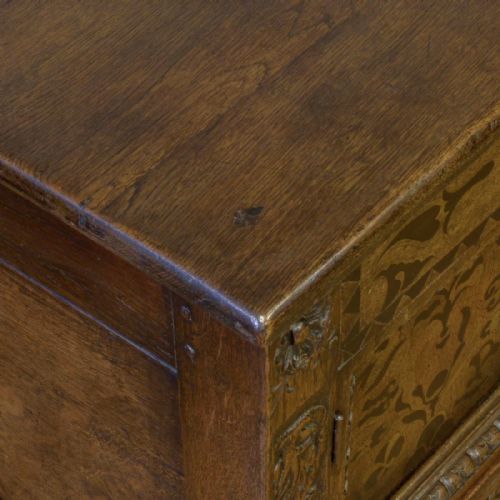 VICTORIAN CAROLEAN STYLE OAK CUPBOARD - ADDITIONAL PHOTO 8