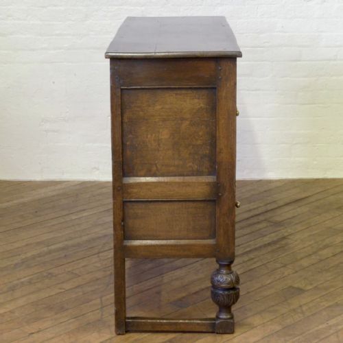 VICTORIAN CAROLEAN STYLE OAK CUPBOARD - ADDITIONAL PHOTO 14