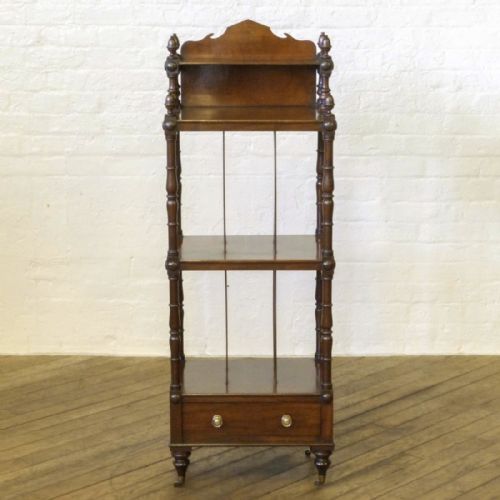 GEORGIAN MAHOGANY WHATNOT - ADDITIONAL PHOTO 6