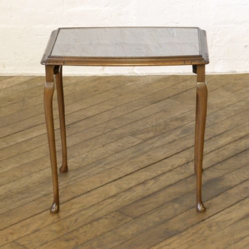 WALNUT NEST OF THREE TABLES - ADDITIONAL PHOTO 2