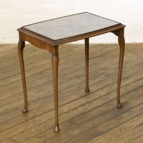 WALNUT NEST OF THREE TABLES - ADDITIONAL PHOTO 4