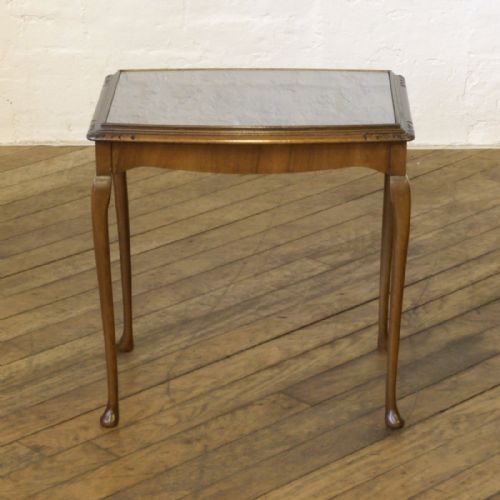 WALNUT NEST OF THREE TABLES - ADDITIONAL PHOTO 7