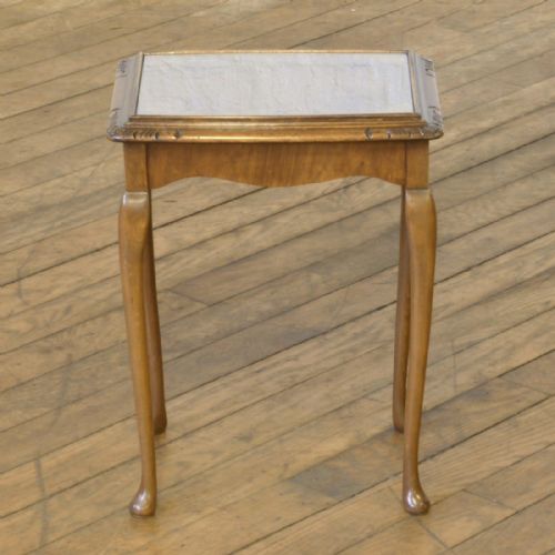 WALNUT NEST OF THREE TABLES - ADDITIONAL PHOTO 12