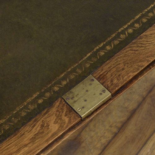 JACOBEAN STYLE OAK BUREAU - ADDITIONAL PHOTO 3