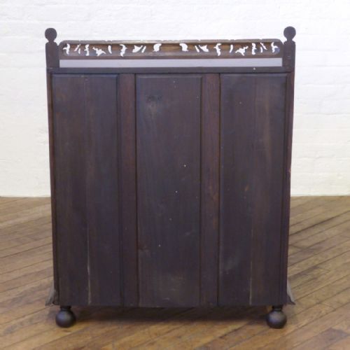 JACOBEAN STYLE OAK BUREAU - ADDITIONAL PHOTO 11