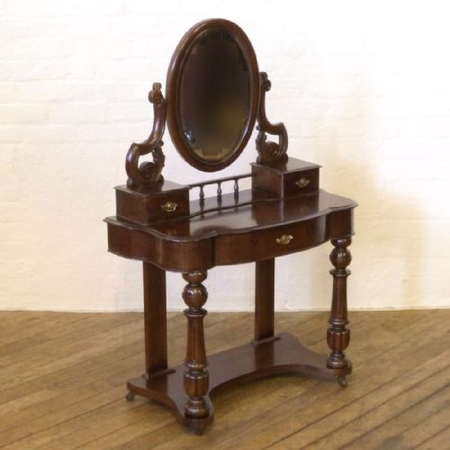 VICTORIAN MAHOGANY DRESSING TABLE - ADDITIONAL PHOTO 5