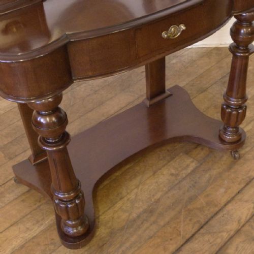 VICTORIAN MAHOGANY DRESSING TABLE - ADDITIONAL PHOTO 8
