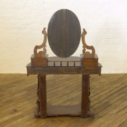 VICTORIAN MAHOGANY DRESSING TABLE - ADDITIONAL PHOTO 11