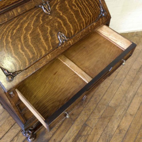OAK BUREAU BOOKCASE - ADDITIONAL PHOTO 10