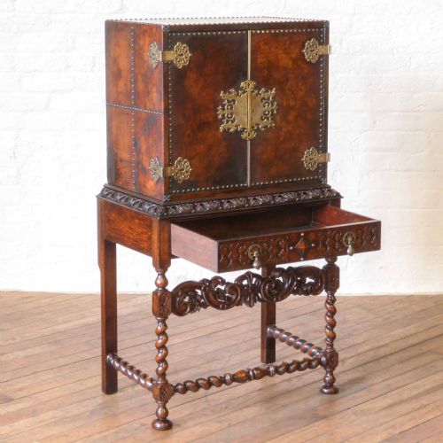 VICTORIAN CUPBOARD ON STAND - ADDITIONAL PHOTO 1