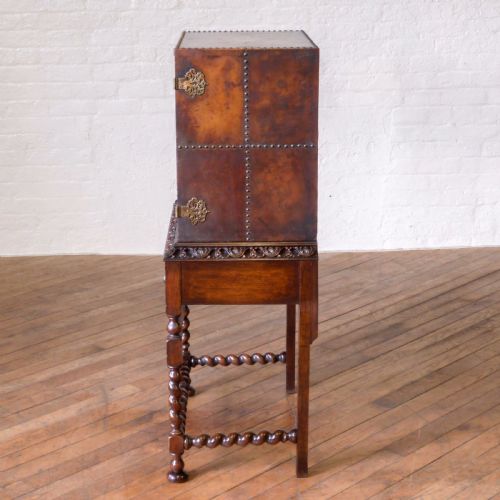 VICTORIAN CUPBOARD ON STAND - ADDITIONAL PHOTO 16