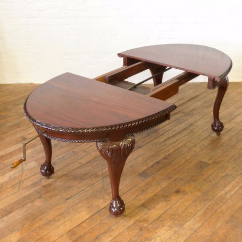 EDWARDIAN MAHOGANY DINING TABLE - ADDITIONAL PHOTO 7