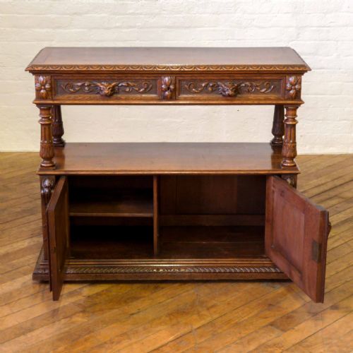 VICTORIAN OAK BUFFET - ADDITIONAL PHOTO 16