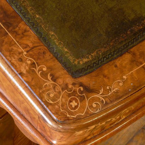 VICTORIAN WALNUT DAVENPORT - ADDITIONAL PHOTO 8