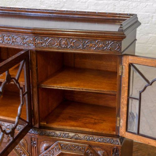 OAK BOOKCASE - ADDITIONAL PHOTO 3