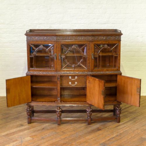 OAK BOOKCASE - ADDITIONAL PHOTO 4