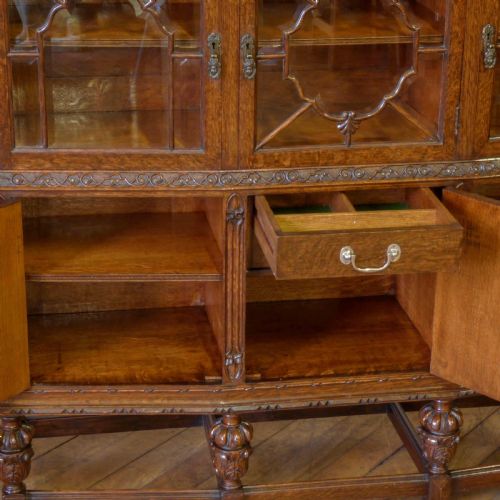 OAK BOOKCASE - ADDITIONAL PHOTO 5