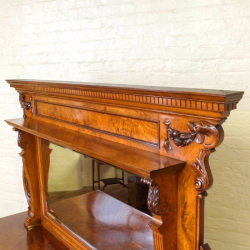 VICTORIAN POLLARD OAK SIDEBOARD - ADDITIONAL PHOTO 15