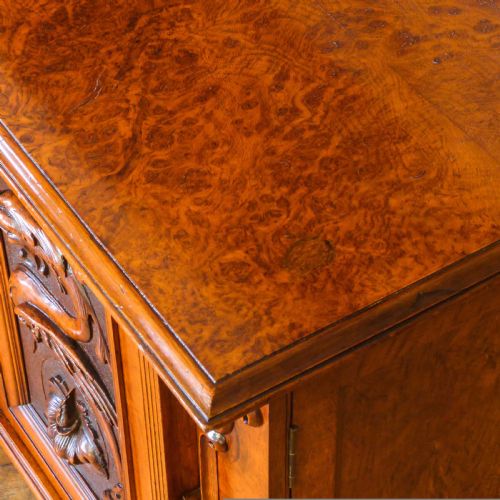 VICTORIAN POLLARD OAK SIDEBOARD - ADDITIONAL PHOTO 16