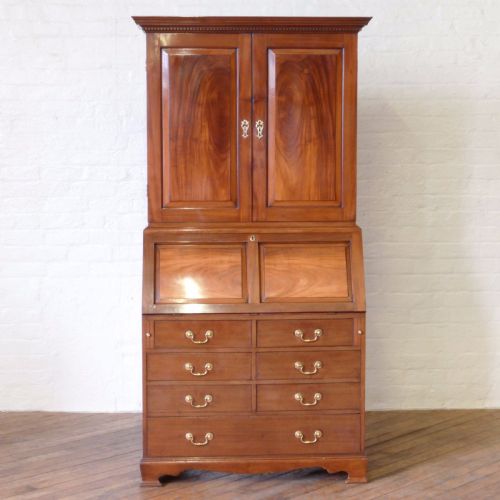 victorian estate bureau bookcase - CATEGORY: ANTIQUE BUREAU - DATED VICTORIAN