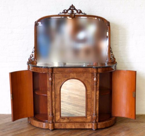 VICTORIAN WALNUT CHIFFONIER - ADDITIONAL PHOTO 1